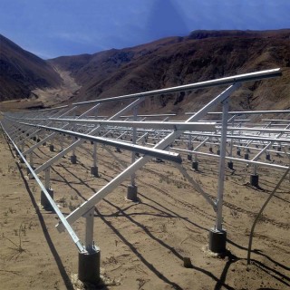 Galvanized Base Ground Mounted Solar PV Systems